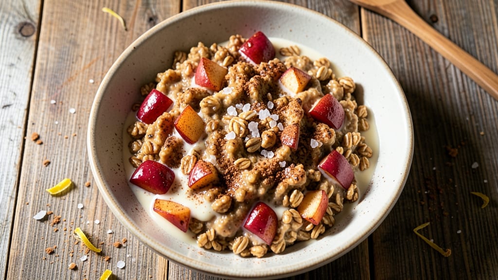 Easy Baked Apple Oatmeal Breakfast Recipe: Warm Spiced Crunch With Caramelized Apple Filling