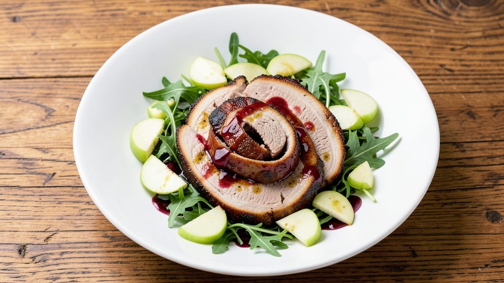 Pork And Apple Salad Recipe: Sweet-Tart Crunch With Juicy Pork Bites