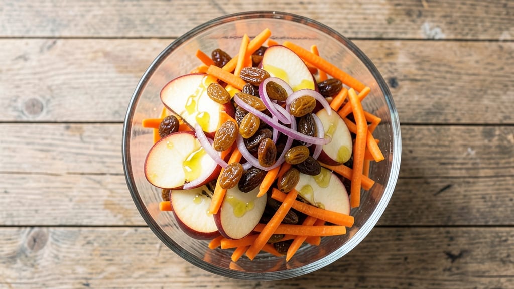 Apple Carrot Raisin Salad Recipe: Sweet-Tart Crunch With Warm Cinnamon Kiss
