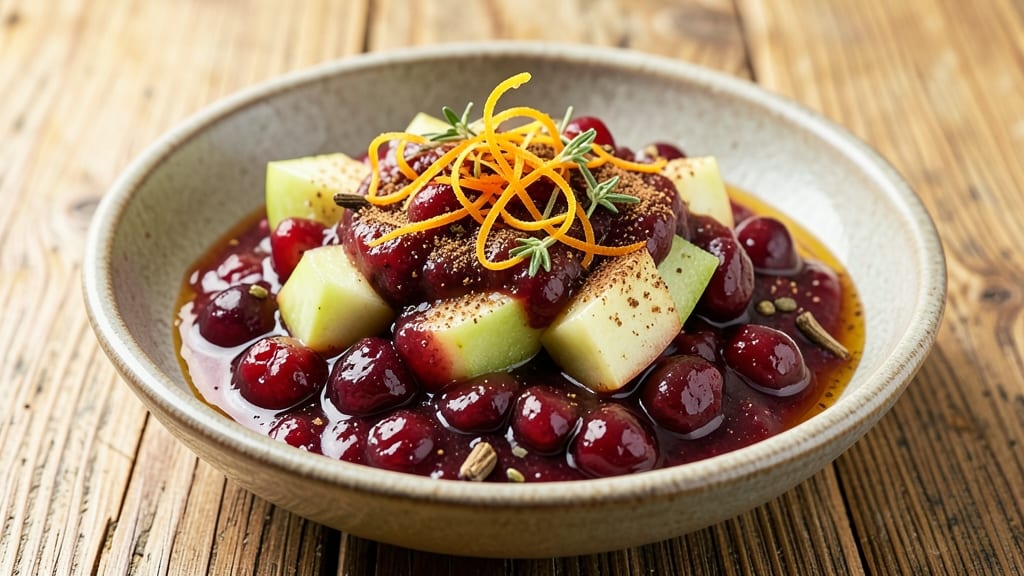 Chunky Apple Cranberry Sauce Recipe: Spiced Fruit Medley That Rivals Homemade