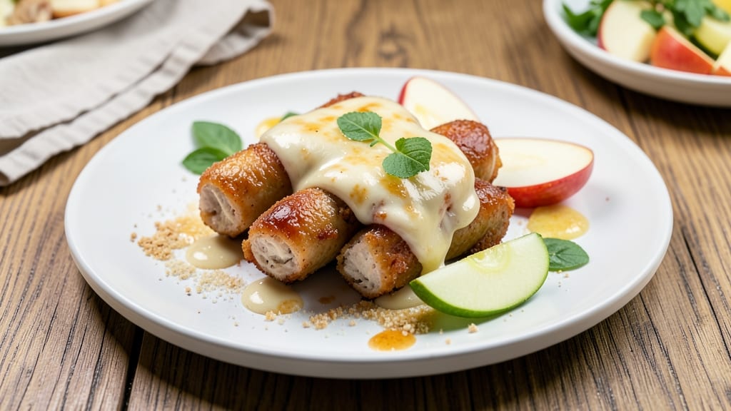 Apple Gouda Chicken Sausage Recipe: Caramelized Apples and Crispy Sausage in One Pan