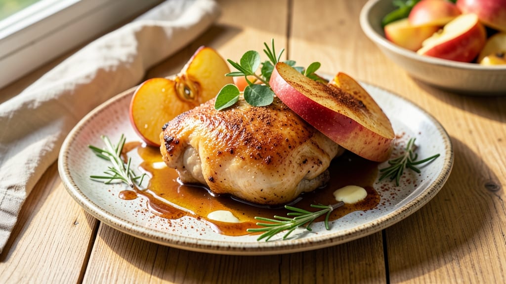 Apple Orchard Chicken Recipe: Caramelized Apple-Crusted Chicken with Spiced Cider Glaze
