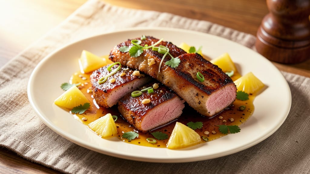 Baked Pineapple Pork Chops Recipe: Caramelized Glaze Meets Sweet-Savory Crisp