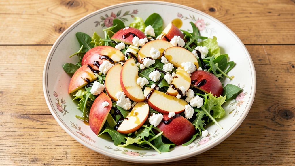Washington Apple Salad Recipe: Crunchy Sweetness With Creamy Goat Cheese Twist