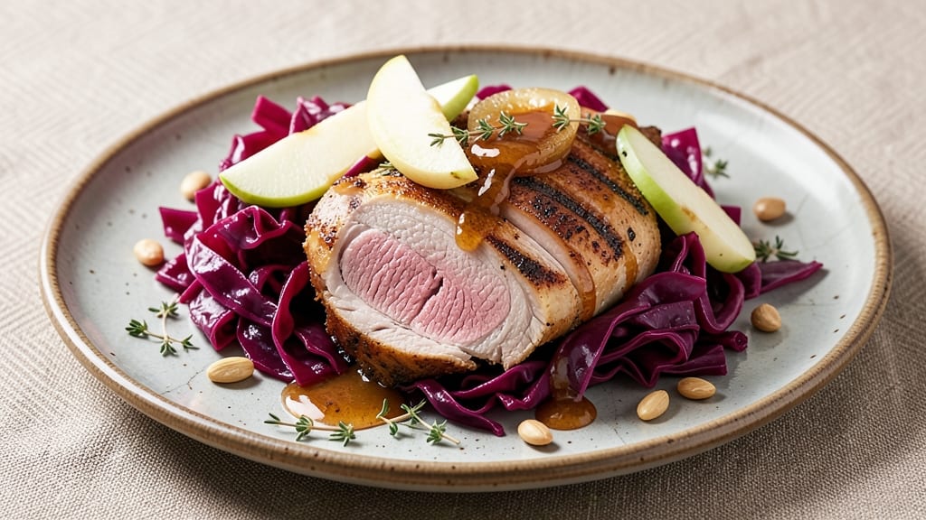 Pork With Red Cabbage And Apples Recipe: Sweet-Savory Braise With Crispy Apple Edges