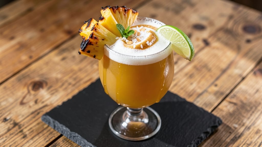 Roasted Pineapple Margarita Recipe: Tropical Heat With Charred Sweetness