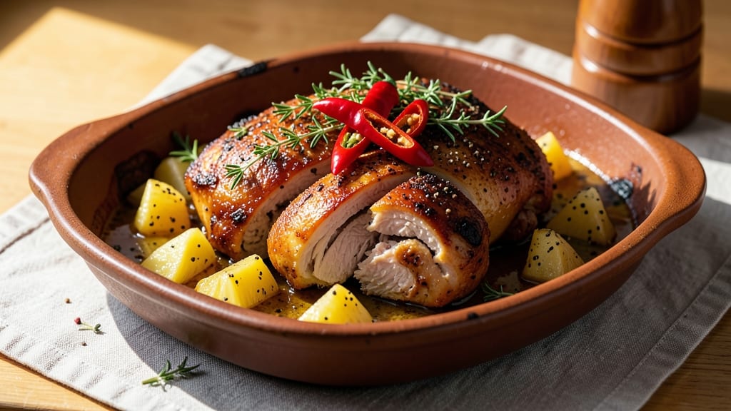 Jamaican Pineapple Baked Chicken Recipe: Tropical Sweetness Meets Savory Spice