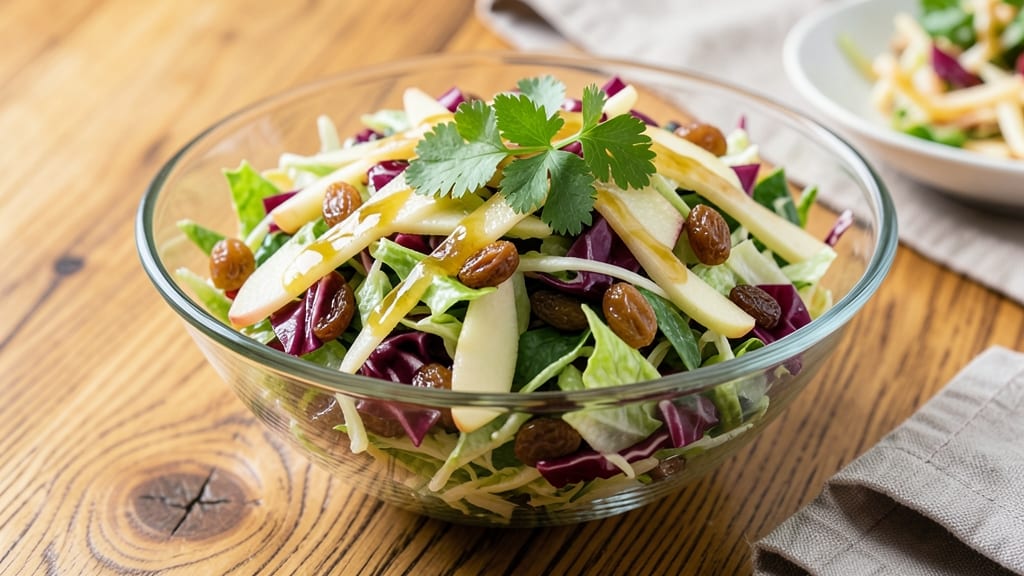 Apple Raisin Coleslaw Recipe: Sweet-Tangy Crunch With Apple Cider Vinaigrette
