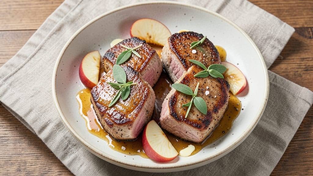 Mccormick Apple Sage Pork Chops Recipe: Herb-Infused Roast with Caramelized Apple Crunch