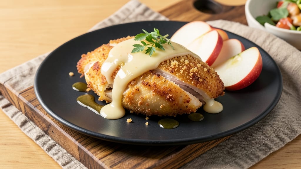 Apple Cheddar Chicken Recipe: Sweet-Savory Bites With Crispy Breadcrumb Crown