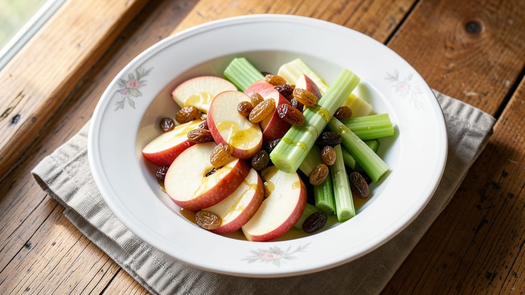 Apple Celery and Raisin Salad Recipe: Crunchy Sweet-Savory Balance in 10 Minutes