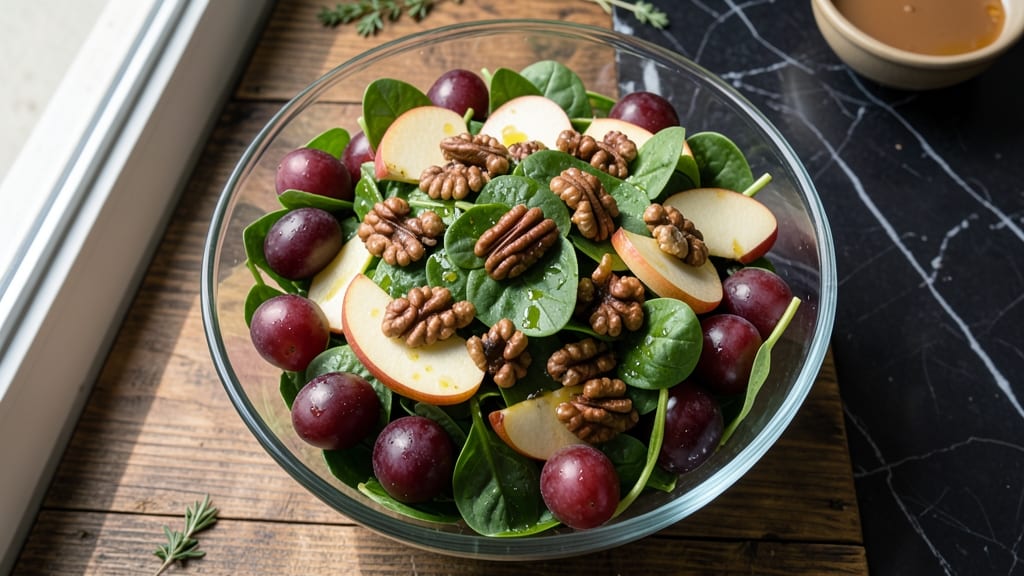 Apple Grape Walnut Salad Recipe: Crunchy Sweetness With Nutty Depth