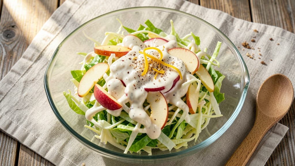 Creamy Apple Coleslaw Recipe: Sweet-Tart Crunch in 15 Minutes