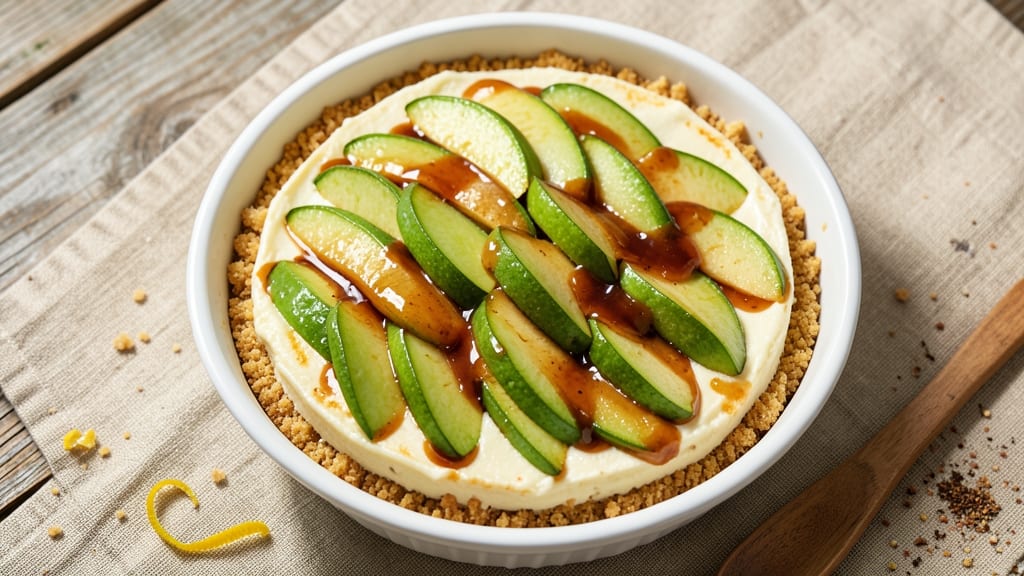 Dutch Apple Cheesecake Factory Recipe: Caramelized Top and Creamy Apple Swirl