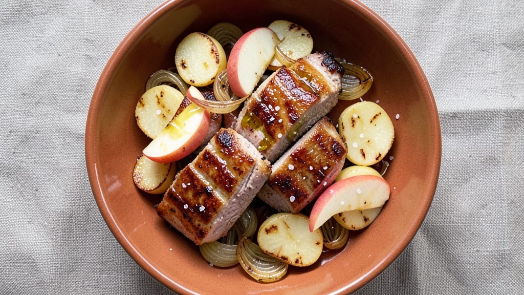 Pork Chop Apple Onion Potato Recipe: One-Pan Roast With Sweet-Savory Crisp