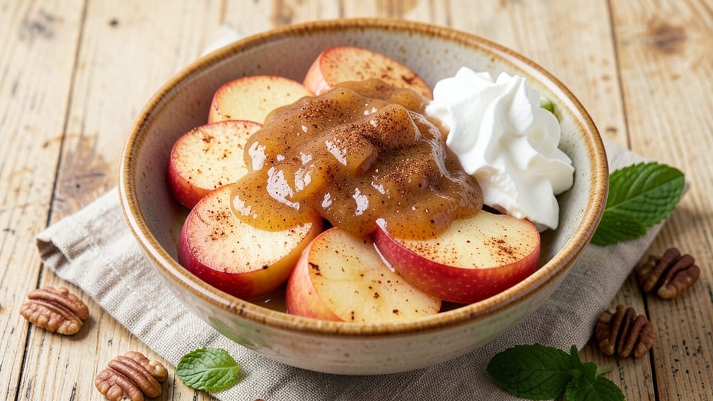 Pampered Chef Apple Dip Recipe: Warm Spiced Crunch Over Creamy Apple Swirl