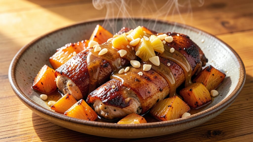 Sweet Hawaiian Crockpot Chicken Recipe with Pineapple Juice: Tropical Glaze That Caramelizes on Top