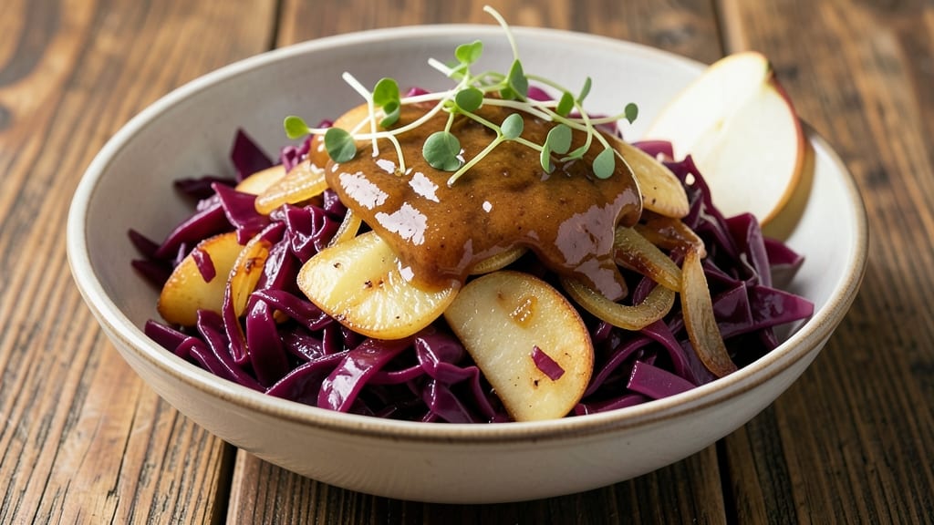 Red Cabbage and Apple Sauce Recipe: Sweet-Tart Braise With Spiced Crunch