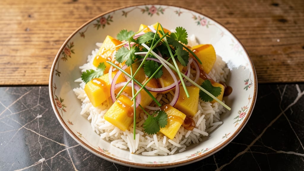 Pineapple Fried Rice Salad Recipe: Tropical Twist With Sweet-Chili Crunch