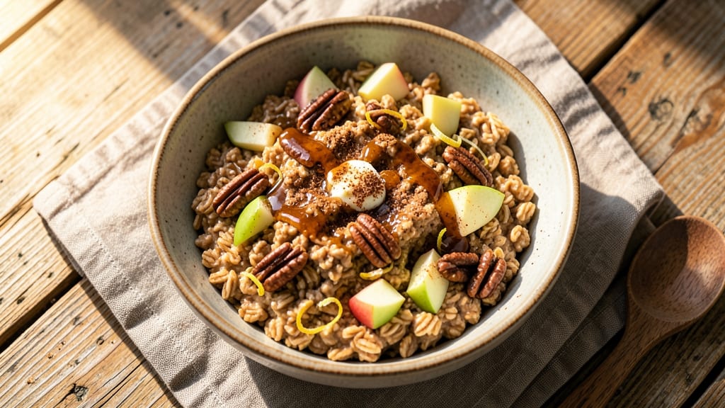Apple Cinnamon Steel Cut Oatmeal Recipe: Warm Spiced Bites in 15 Minutes