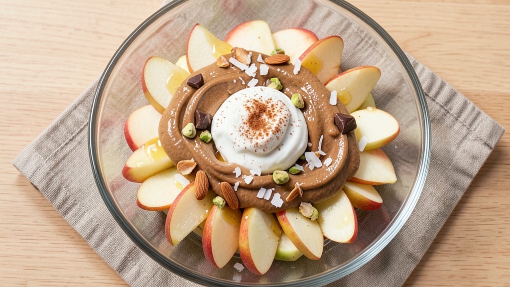Healthy Snickers Apple Salad Recipe: Crunchy Caramelized Apple Bites with Peanut Butter Dressing
