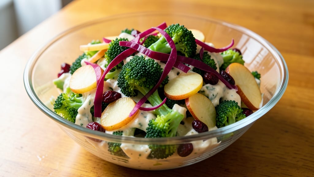 Creamy Crunchy Broccoli Apple Slaw Recipe: Sweet-Tart Bite With Apple's Crunchy Kick