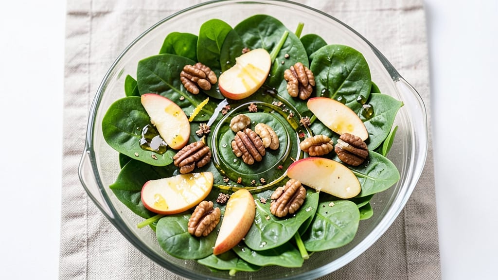 Spinach Apple Walnut Salad Recipe: Crunchy Sweetness With Zero Effort
