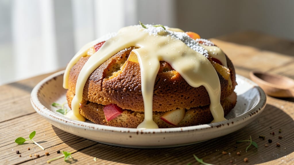 Apple Cake with Vanilla Sauce Recipe: Moist Layers and Silky Drizzle Magic