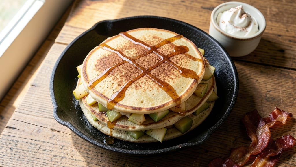 Old Fashioned Apple Pancakes Recipe: Spiced Cinnamon Stacks With Hidden Fruit Filling