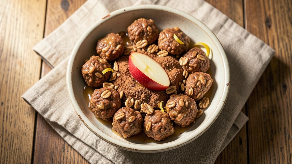 Apple Cinnamon Oatmeal Bites Recipe: Warm Spiced Crunch With Apple Filling