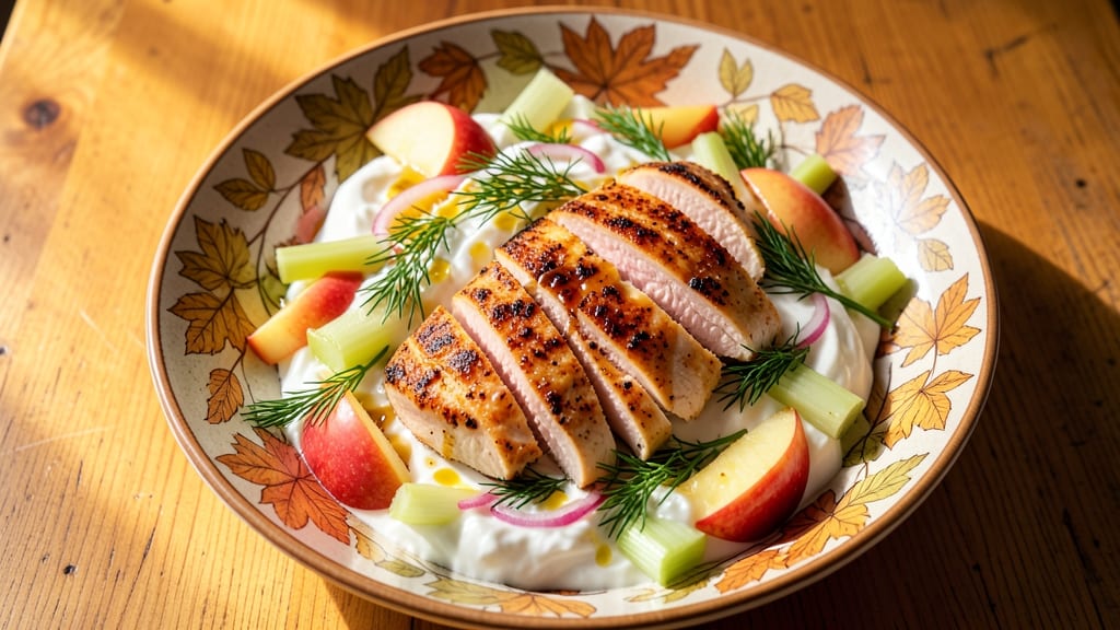 Apple Harvest Chicken Salad Recipe: Crisp Apples and Herbed Yogurt Magic