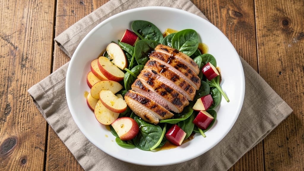 Grilled Chicken Apple Salad Recipe: Sweet-Tart Balance With Crispy Grill Marks