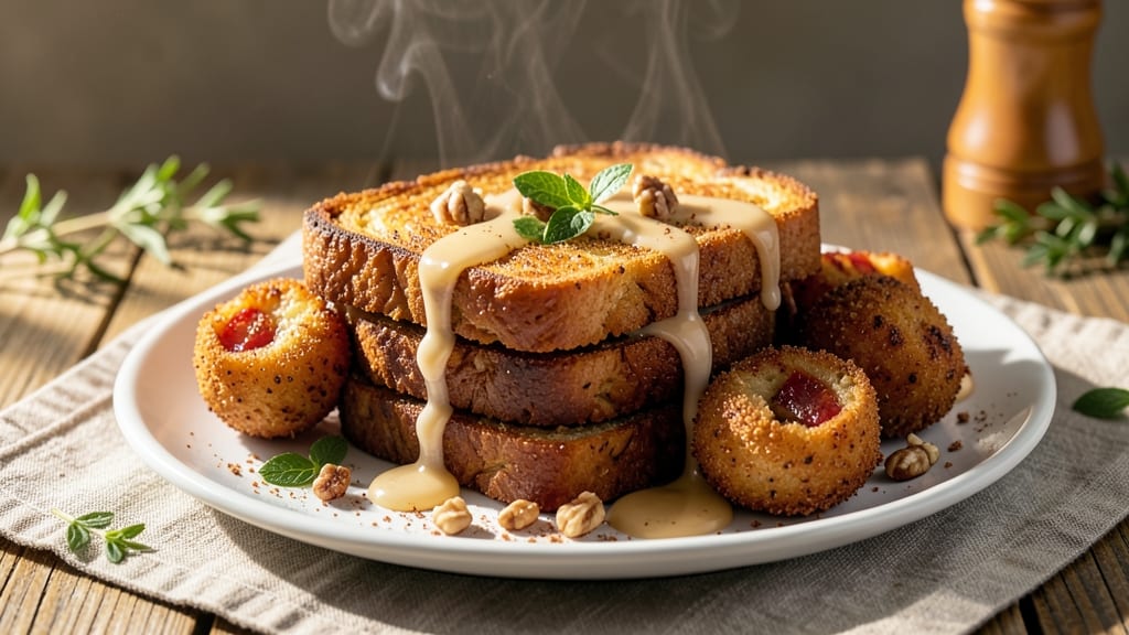 Apple Fritter Bread French Toast Recipe: Caramelized Apple Crunch Meets Cinnamon-Spiced Crust