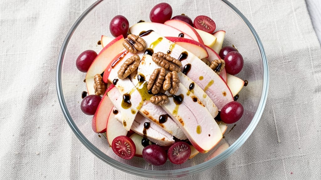 Apple Grape Walnut Chicken Salad Recipe: Sweet-Savory Crunch in Every Bite