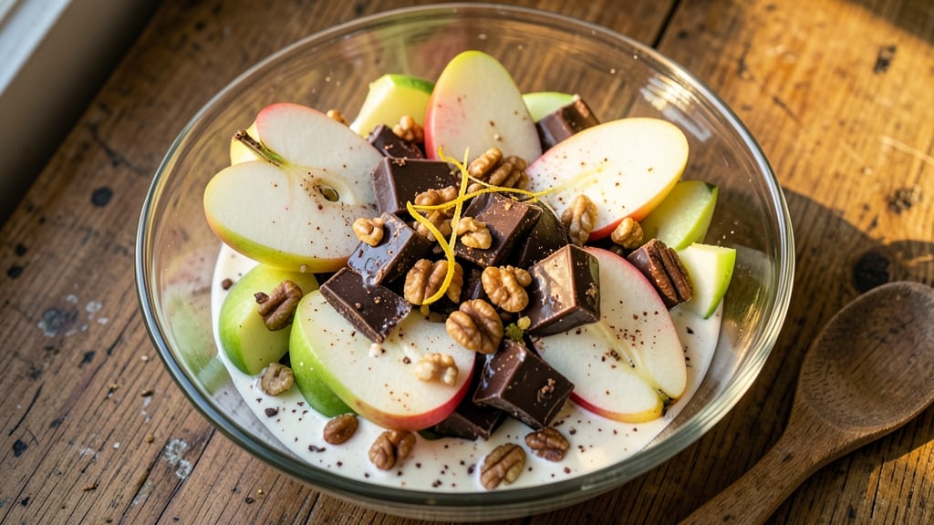 Candy Bar Apple Salad Recipe: Rich Chocolate Crunch Meets Caramelized Apples