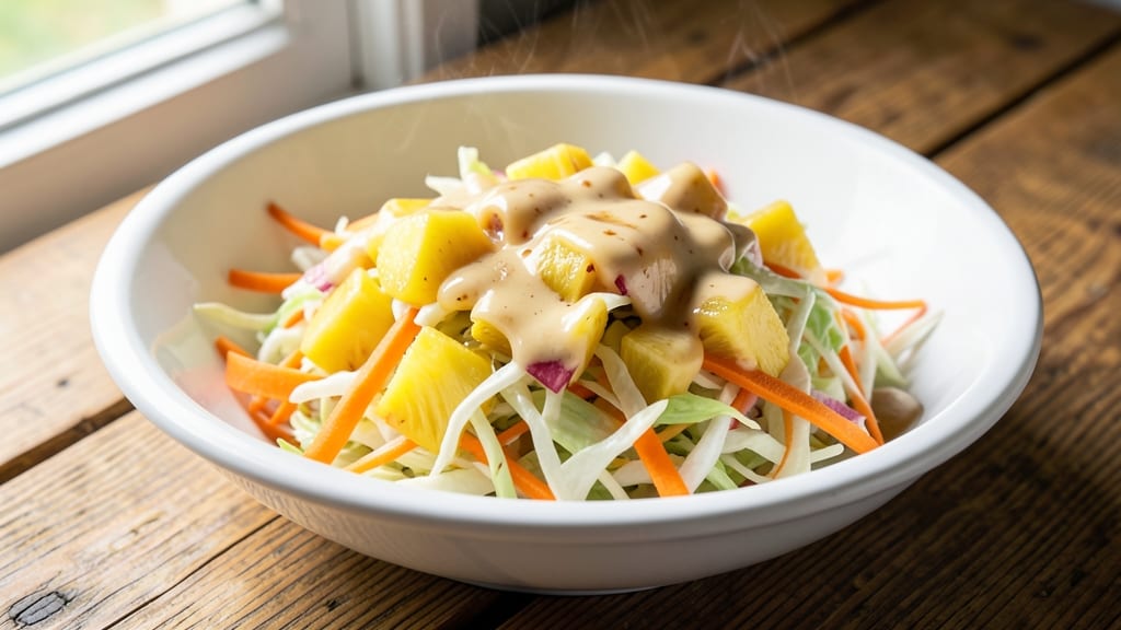 Pineapple Coleslaw for Pulled Pork Recipe: Sweet-Tangy Contrast That Elevates BBQ