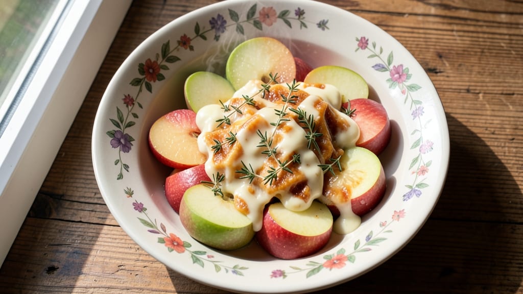 Lithuanian Apple and Cheese Recipe: Sweet-Tart Braise With Herbal Depth