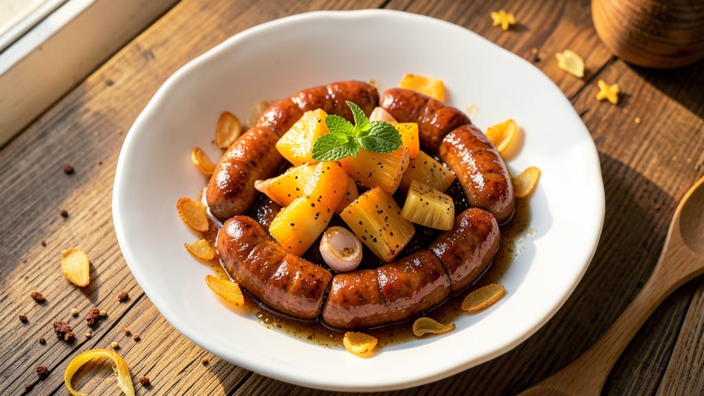 Brown Sugar and Pineapple Sausage Recipe: Caramelized Glaze Meets Sweet Smoky Bites