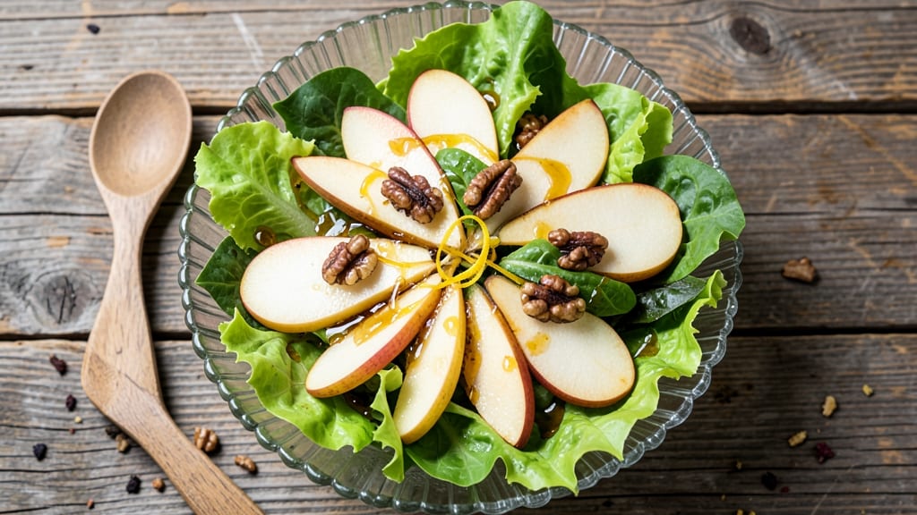 Apple Pear Lettuce Salad Recipe: Crunchy Textures and Sweet-Tart Balance