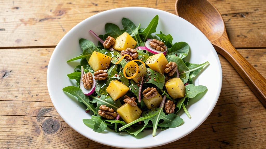 Lamberts Pineapple Walnut Salad Recipe: Tropical Crunch With Sweet & Nutty Balance