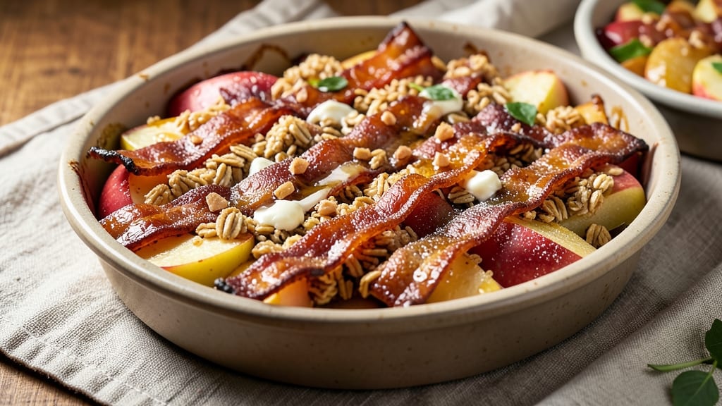 Bacon Apple Crisp Recipe: Smoky Sweet Crunch With Caramelized Top