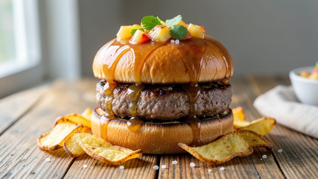 Colombian Burger Pineapple Sauce Recipe: Tropical Sweet-Tart Drizzle for Juicy Burgers