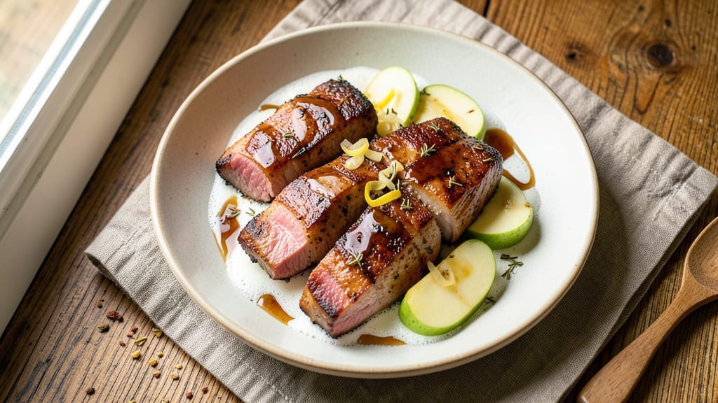 Pork Chops Apple Maple Syrup Recipe: Caramelized Glaze With Tender Meat