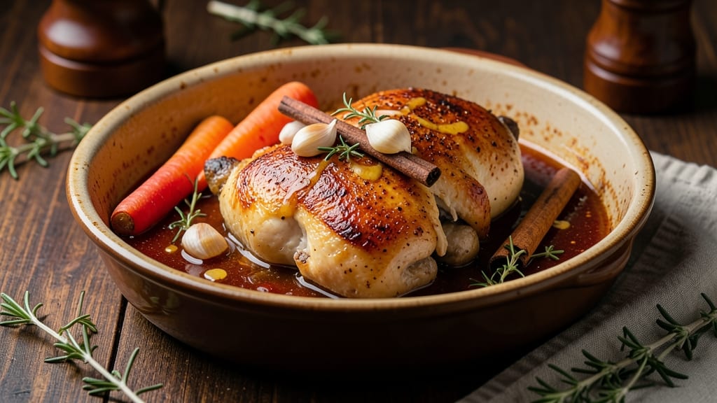 Apple Cider Braised Chicken Recipe: Spiced Apple Depth and Fall-Off-Bone Tenderness