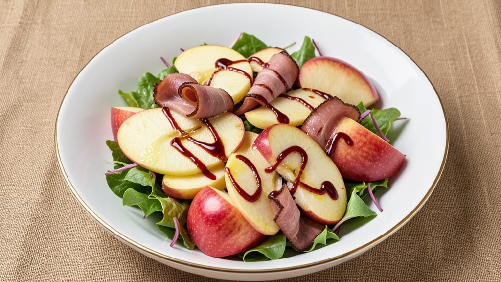 Ham and Apple Salad Recipe: Sweet-Savory Crunch With Tangy Vinaigrette Twist