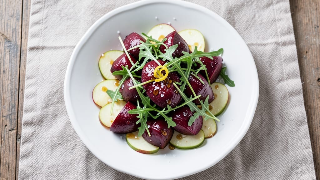 Swedish Beet Apple Salad Recipe: Nordic Crunch With Honey-Drizzled Balance