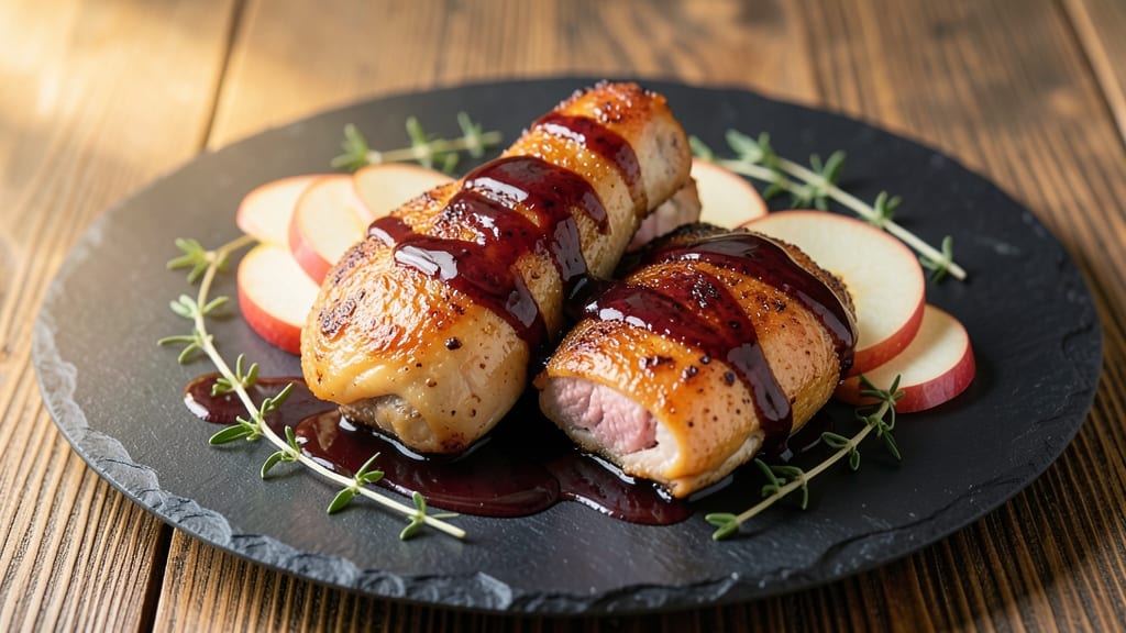 Apple Balsamic Chicken Recipe: Sweet-Tart Glaze with Crispy Skin